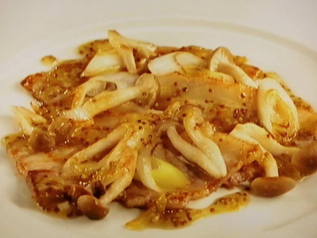 【DAIGOも台所】豚肉の甘酸っぱいマスタードソースのレシピ・DAIGO
