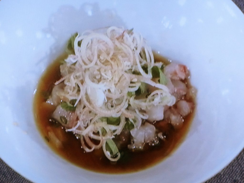 【噂の東京マガジン　やってTRY！】アジのたたきのレシピ・高田賀章