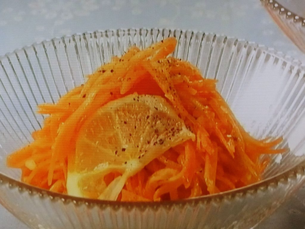 【きょうの料理ビギナーズ】キャロットラペのレシピ・小堀紀代美