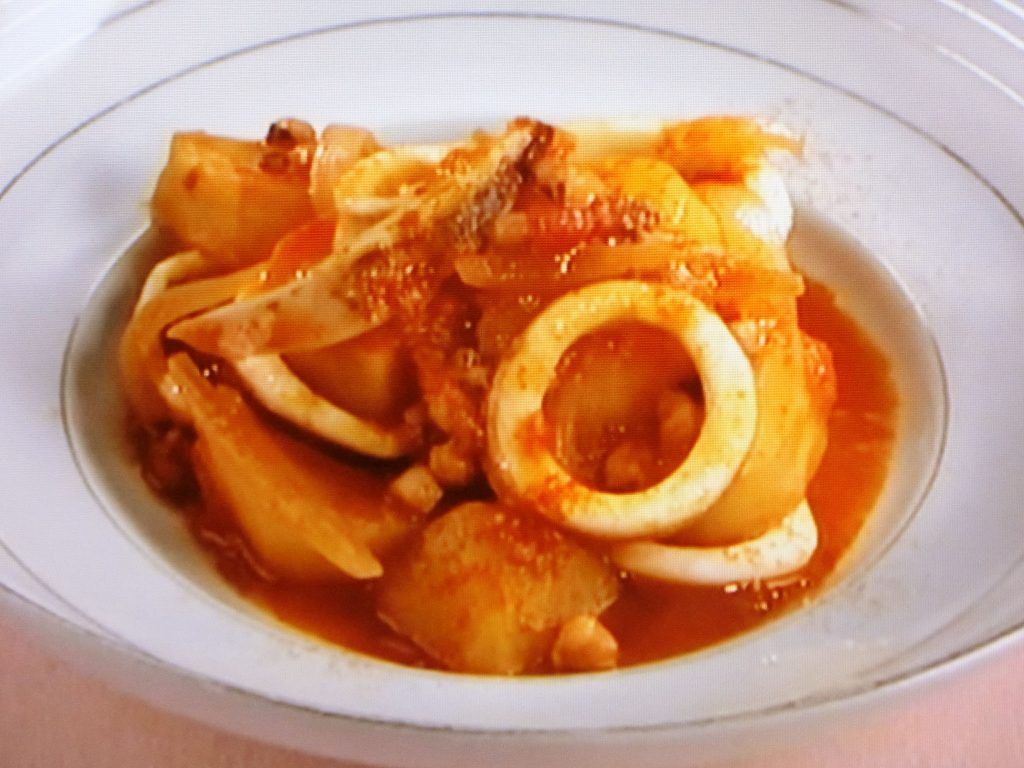 【上沼恵美子のおしゃべりクッキング】いかとじゃがいものトマト煮込みのレシピ・上沼恵美子・小池浩司