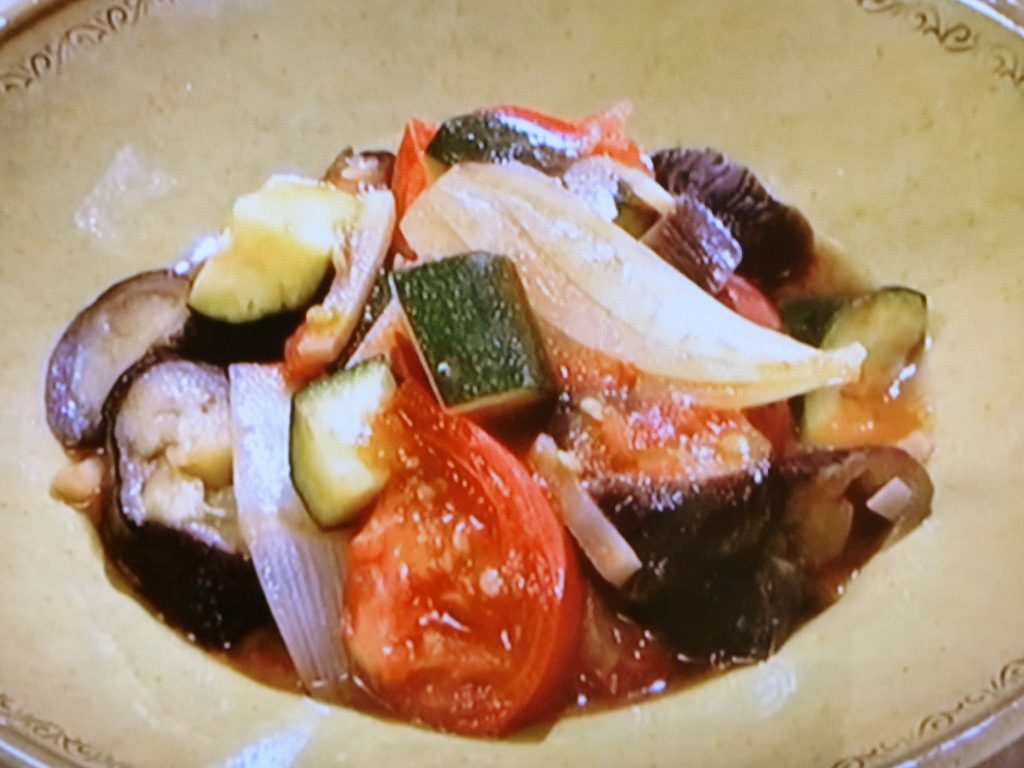 【きょうの料理】ジンジャーラタトゥイユのレシピ・上田淳子