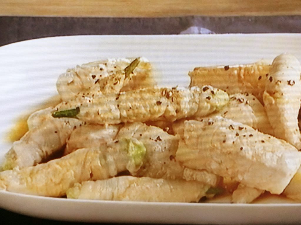 【キューピー３分クッキング】長芋とオクラの肉巻き バターポン酢蒸しのレシピ・藤井恵