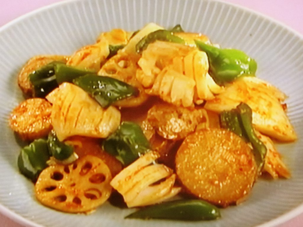 【上沼恵美子のおしゃべりクッキング】いかの辛味炒めのレシピ・上沼恵美子・石川智之