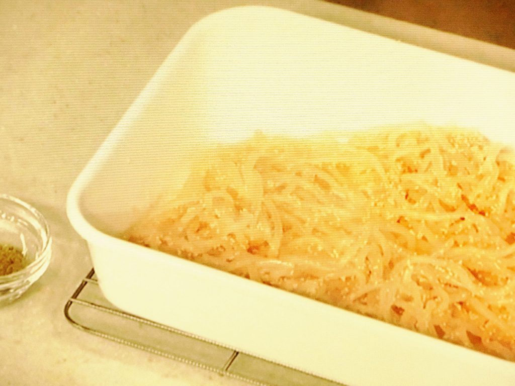 【きょうの料理】たらこ糸こんのレシピ・大原千鶴