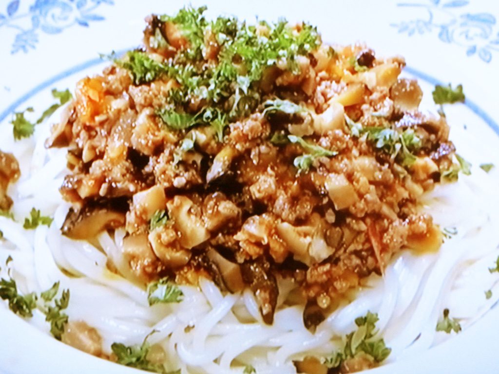 【きょうの料理】干ししいたけのミートソースのレシピ・枝元なほみ