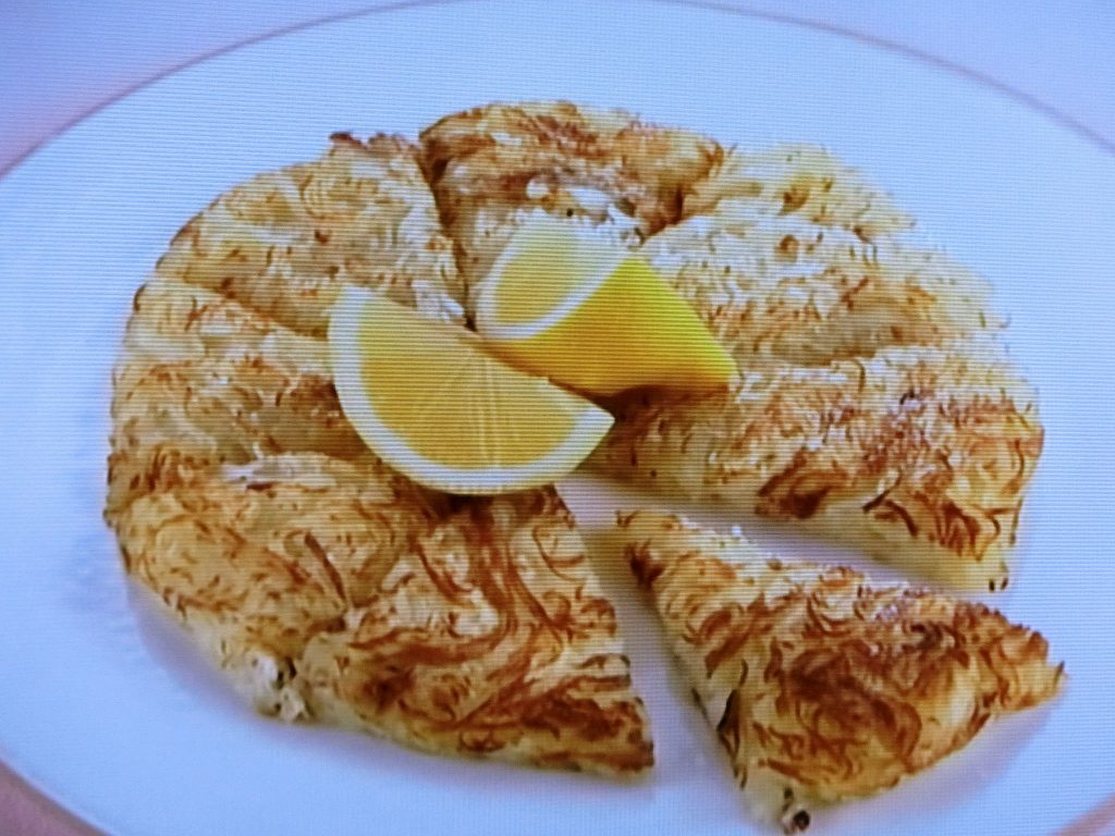 【上沼恵美子のおしゃべりクッキング】じゃがいもとアンチョビーのガレットのレシピ・上沼恵美子・小池浩司