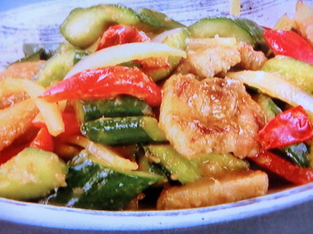 【ノンストップ】キュウリのさわやか中華炒めのレシピ・坂本昌行・坂本昌行のOne Dish