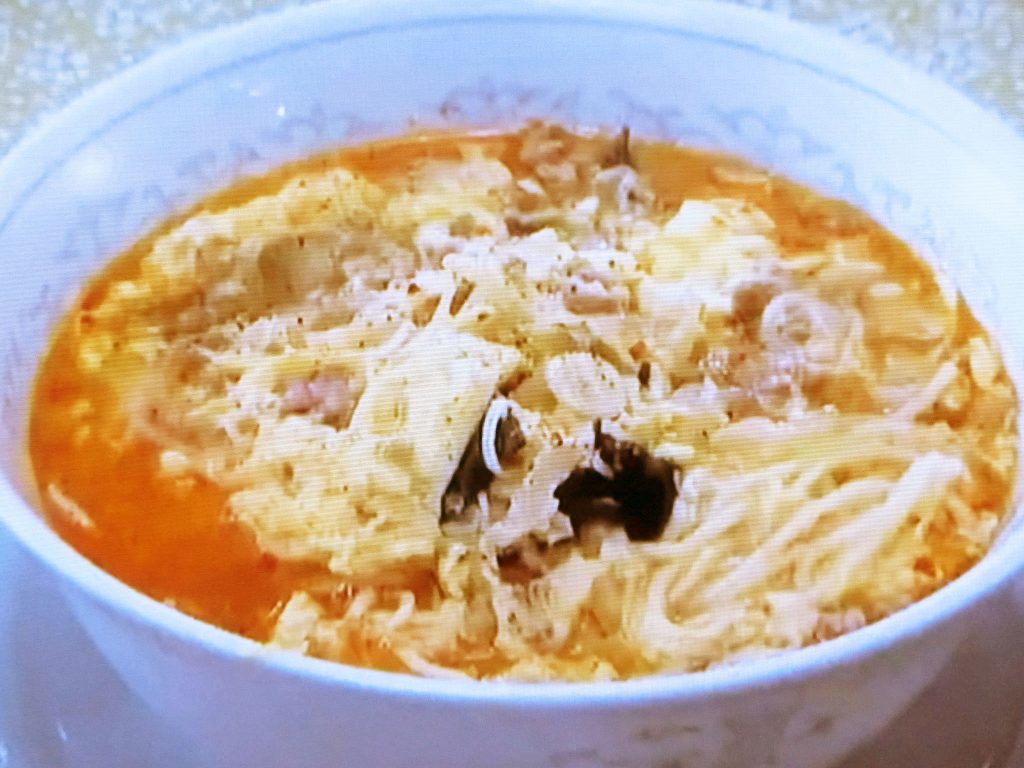 【おかずのクッキング】酸辣湯麺（サンラータンメン）のレシピ・土井善晴