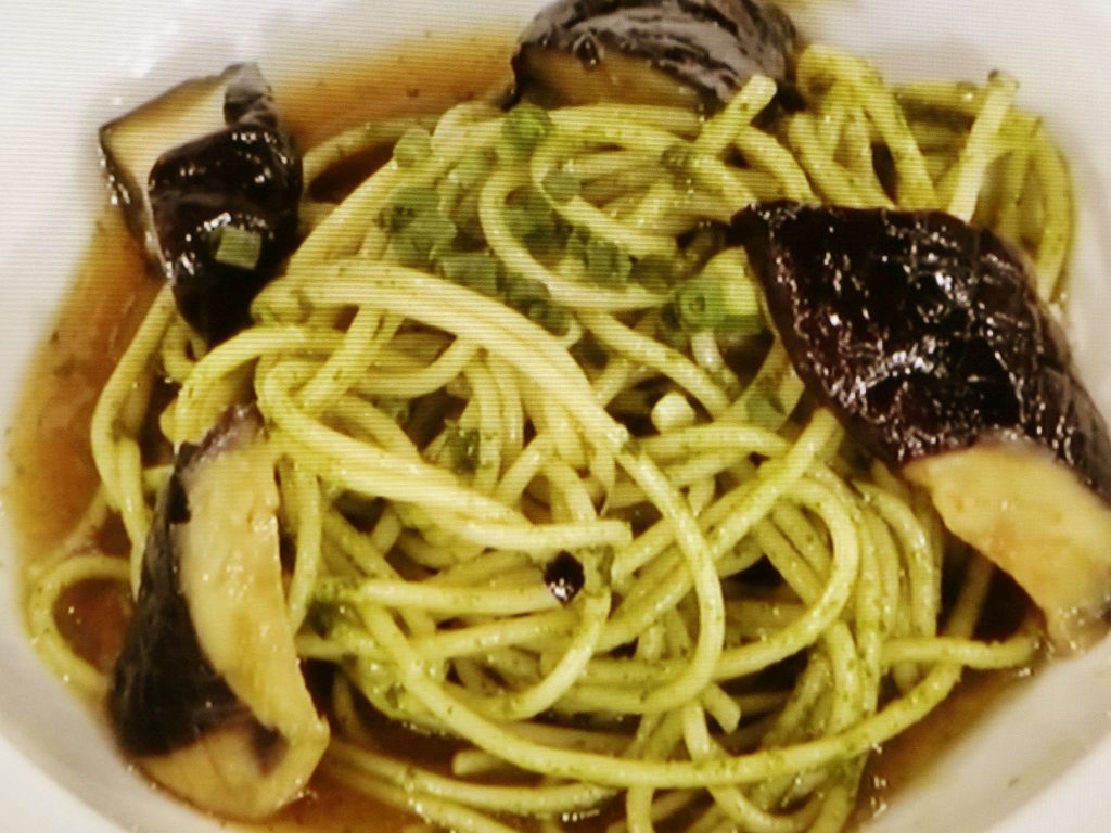 【噂の東京マガジン　やってTRY！】ナスの揚げ浸し＆大葉ジェノバ風パスタのレシピ・木下威征