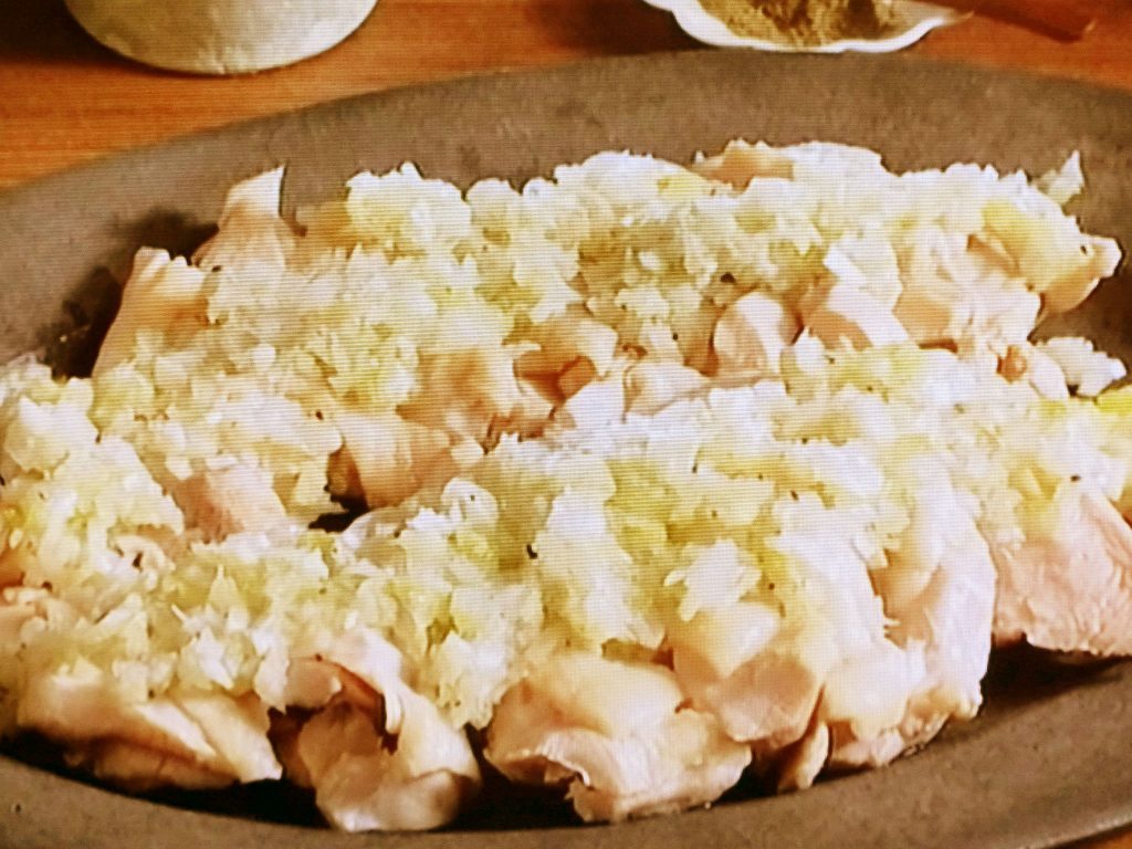【キューピー３分クッキング】ゆで鶏のねぎ塩だれのレシピ・小林まさみ