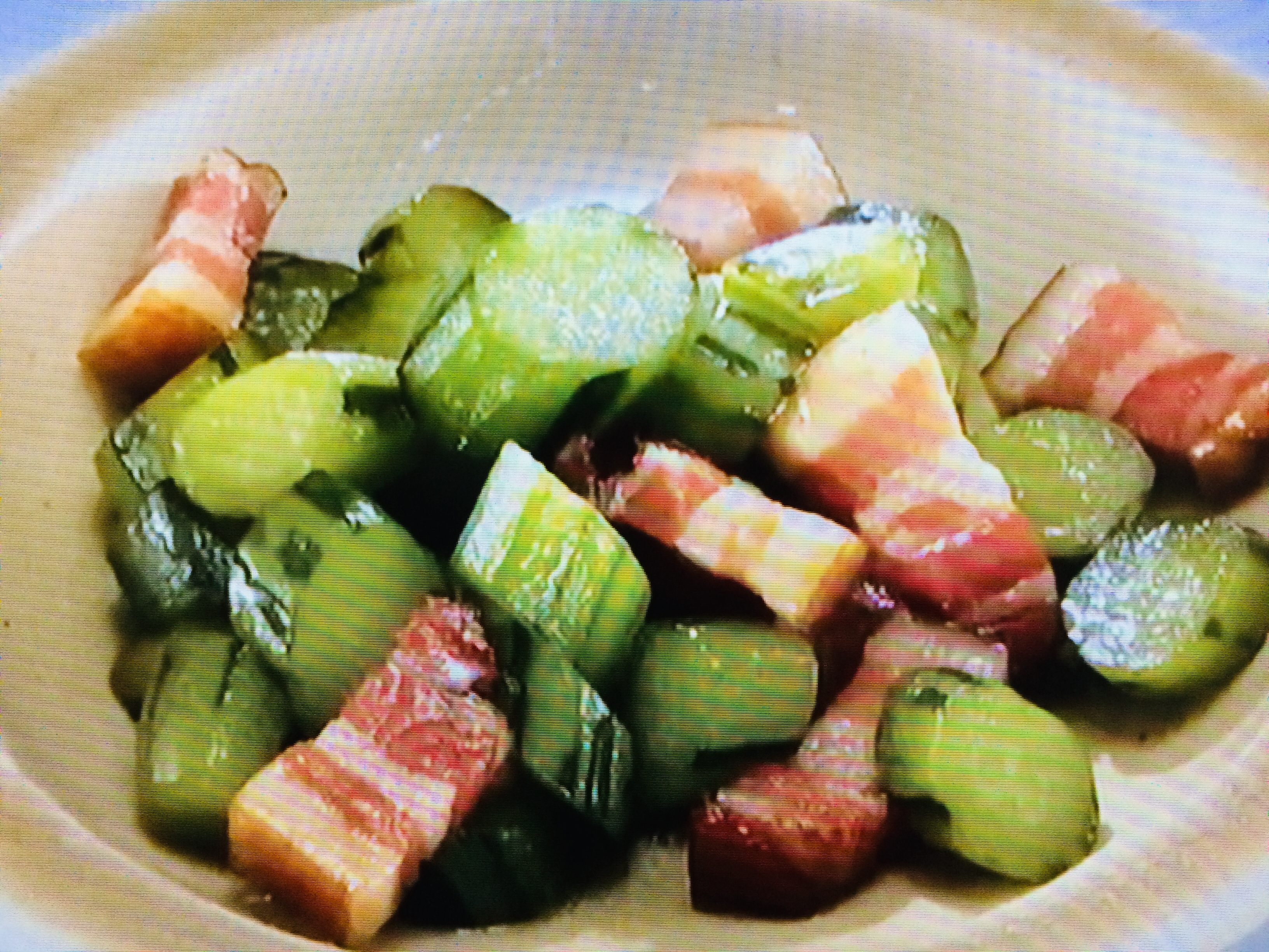 おかずのクッキング きゅうりとベーコンの煮つけ のレシピ 土井善晴 おさらいキッチン