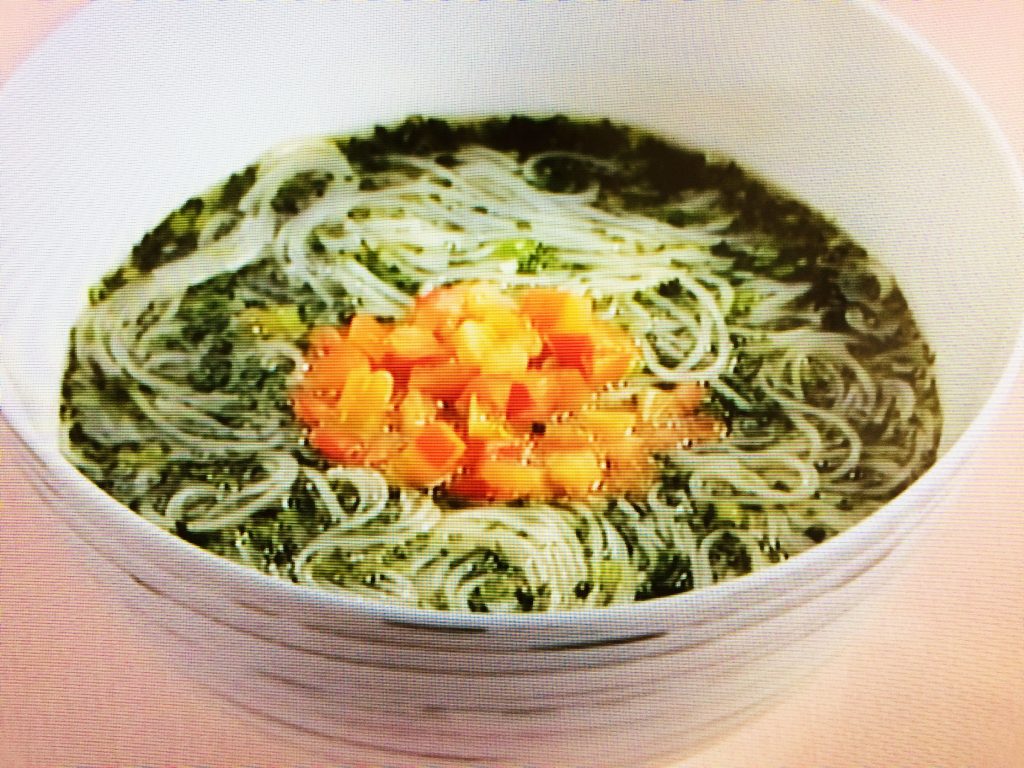 【上沼恵美子のおしゃべりクッキング】モロヘイヤのすり流しそうめんのレシピ・上沼恵美子・岡本健二