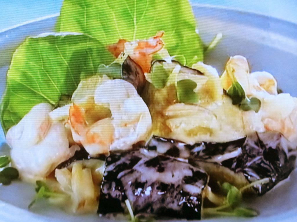 【きょうの料理】なすのえびマヨのレシピ・杉本節子