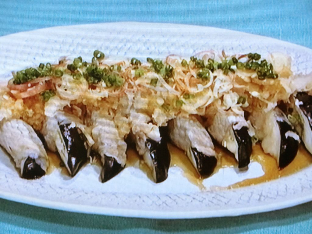 【きょうの料理】なすの肉巻きレンジ蒸しのレシピ・尾身奈美枝