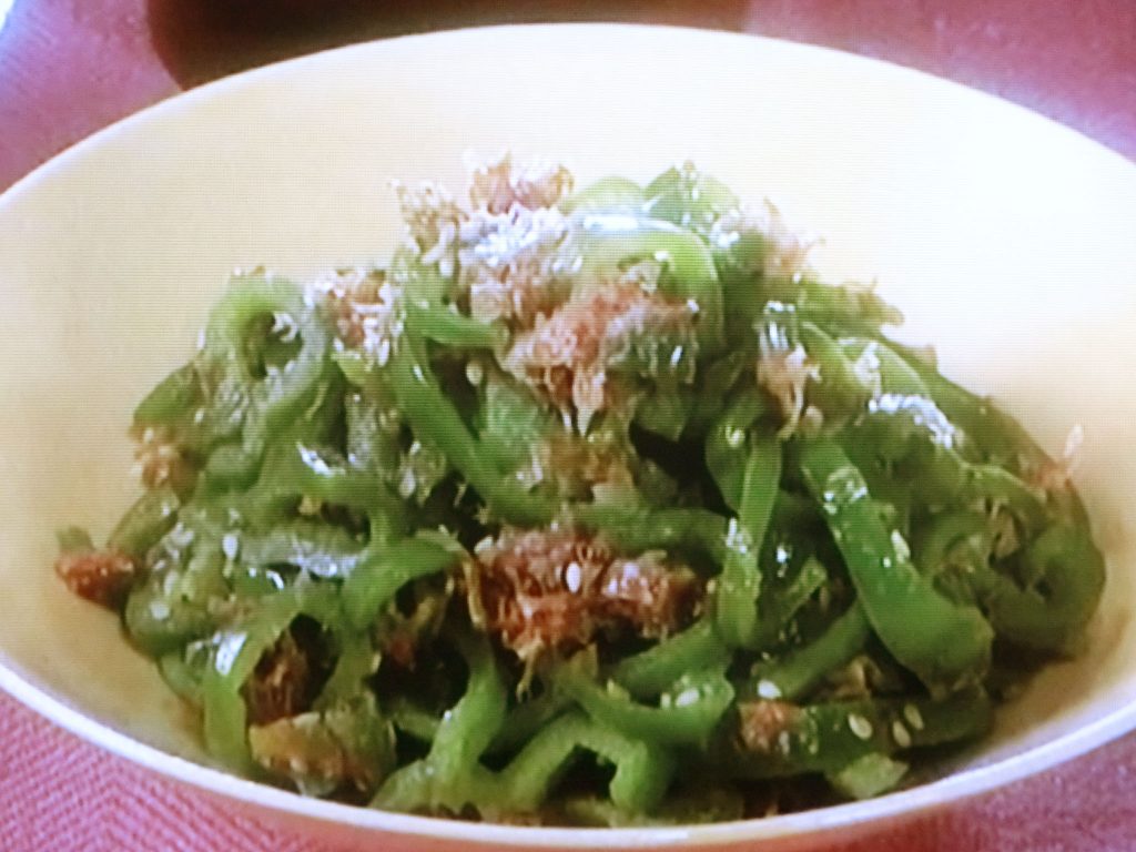 【きょうの料理ビギナーズ】せん切りピーマンのおかか炒めのレシピ・藤野嘉子