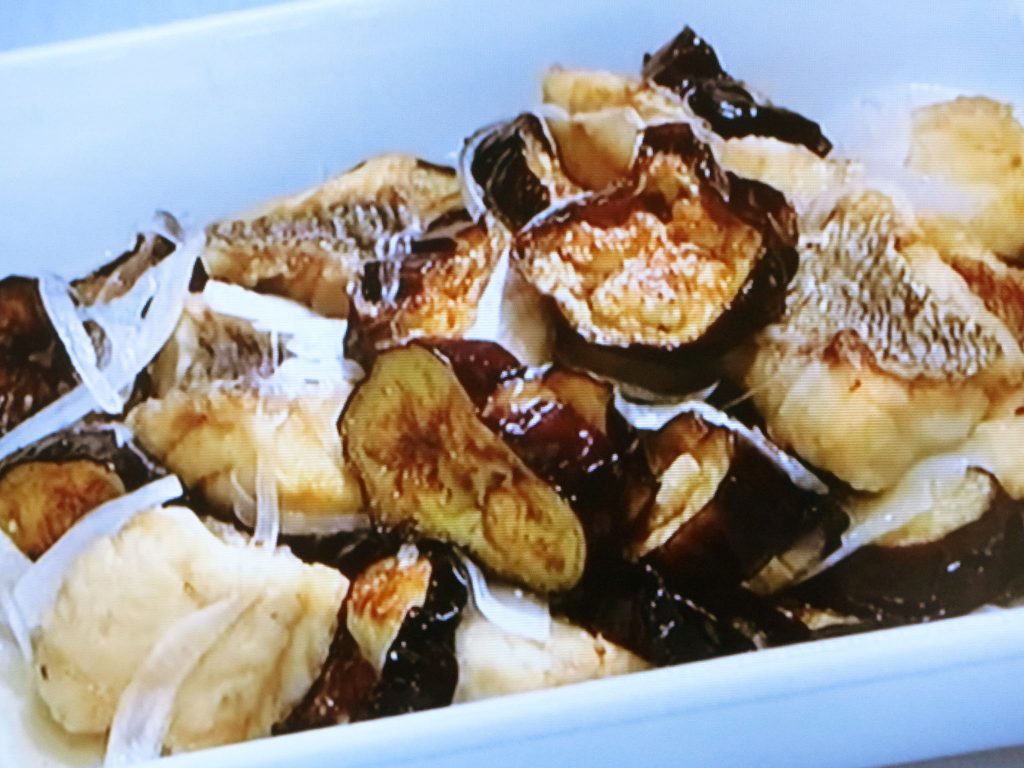 【きょうの料理】なすと白身魚のマスタードマリネのレシピ・髙城順子