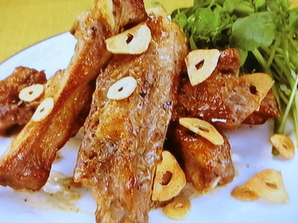 【ノンストップ】ハニーガーリックスペアリブのレシピ・坂本昌行・坂本昌行のOne Dish