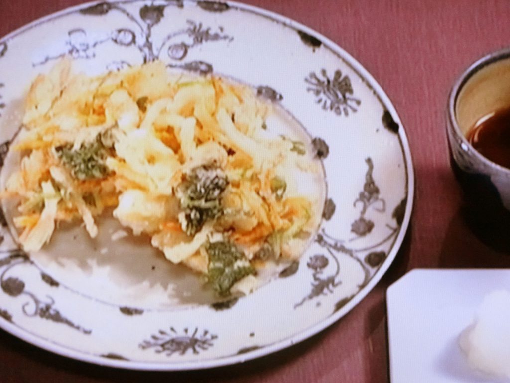 【きょうの料理】帆立てとたまねぎのかき揚げのレシピ・後藤加寿子