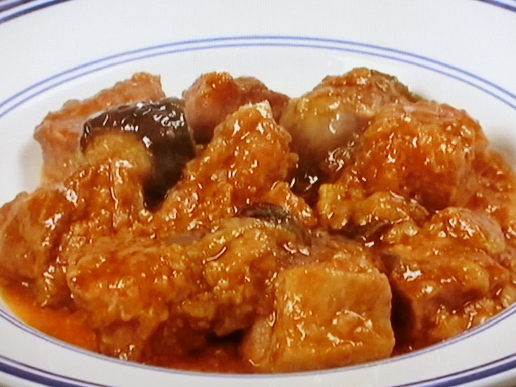 【キューピー３分クッキング】豚肉となすのビール煮のレシピ・田口成子