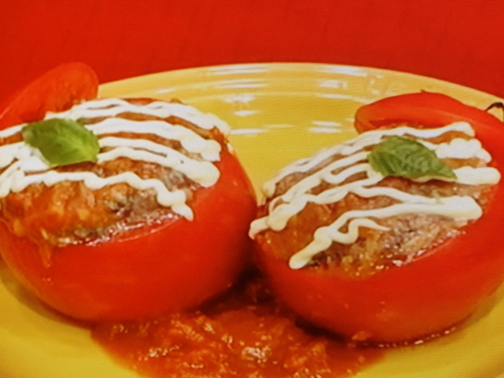 【ノンストップ】丸ごとトマトのサバ味噌ファルシーのレシピ・検索きょうのおしゃレシピ