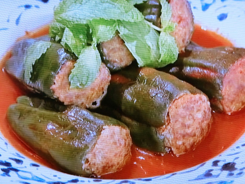 【きょうの料理】ピーマンの肉詰め トマトジュース煮のレシピ・井原裕子