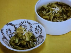 きょうの料理 ゴーヤーのにんにくしょうゆ漬けの料理レシピ おさらいキッチン