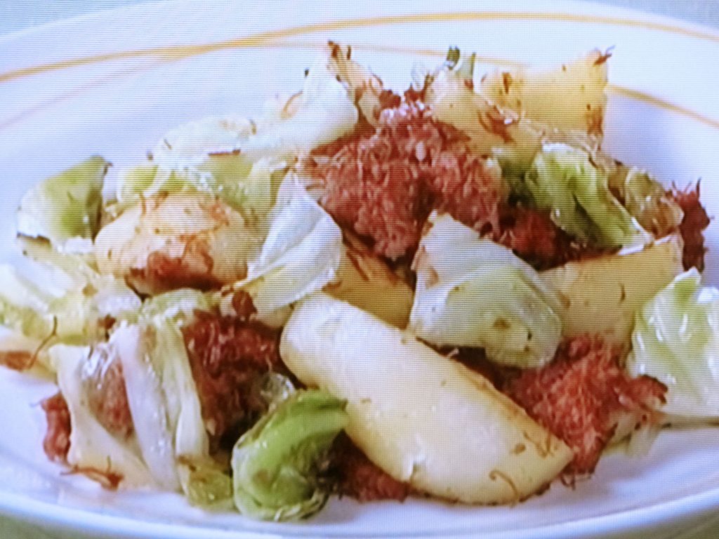 【きょうの料理ビギナーズ】キャベポテコンビーフのレシピ・藤野嘉子