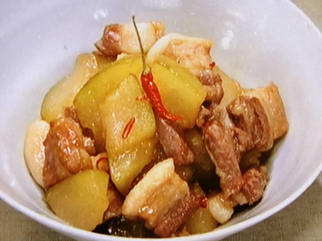 【きょうの料理】とうがんと豚肉の南蛮煮のレシピ・鈴木登紀子