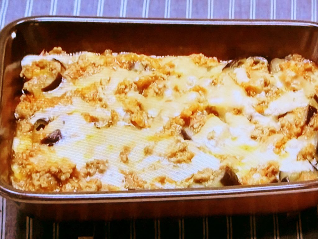 【きょうの料理】なすのミートチーズのレシピ・脇雅世