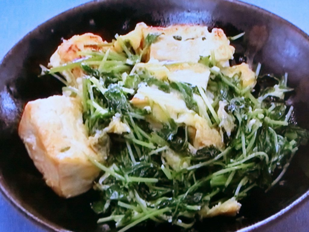 【おかずのクッキング】豆苗チャンプルーのレシピ・土井善晴