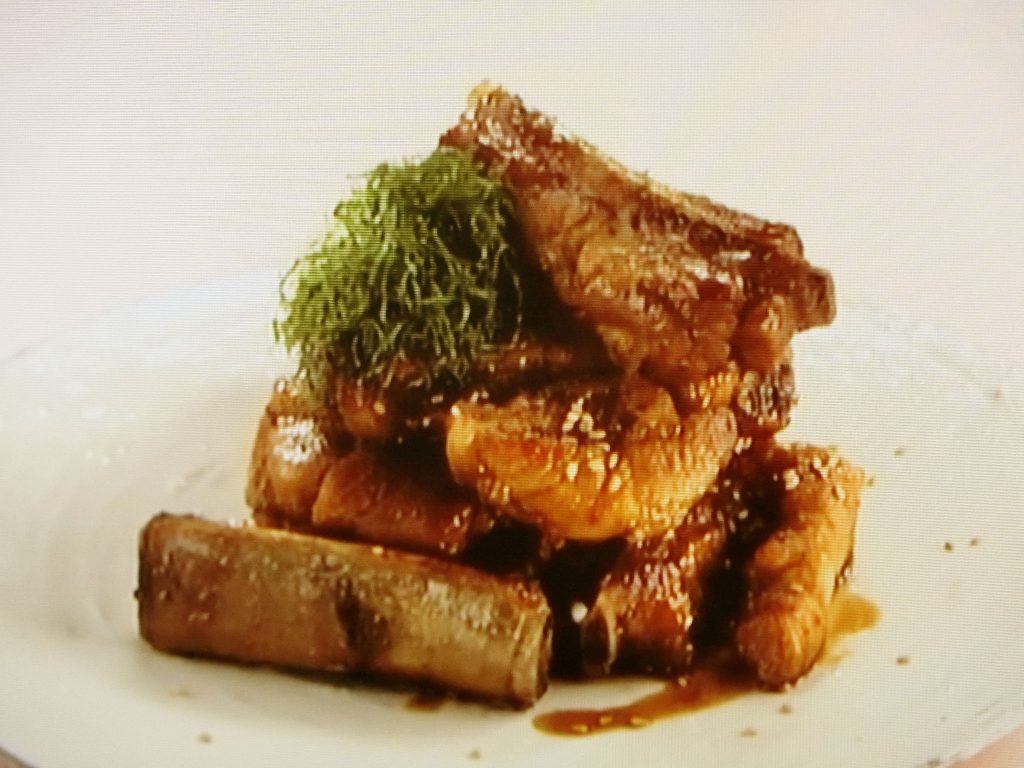 【上沼恵美子のおしゃべりクッキング】スペアリブの照り焼きのレシピ・上沼恵美子・岡本健二