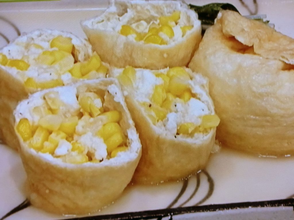 【ノンストップ】トウモロコシと豆腐のきんちゃく煮のレシピ・笠原将弘・笠原将弘のおかず道場