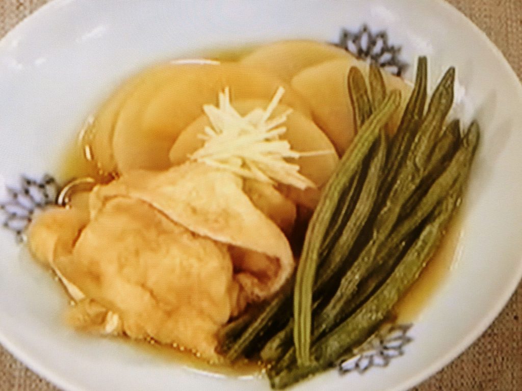 【あさイチ】さやいんげんと大根の簡単煮しめのレシピ・みんな！ゴハンだよ・渡辺あきこ