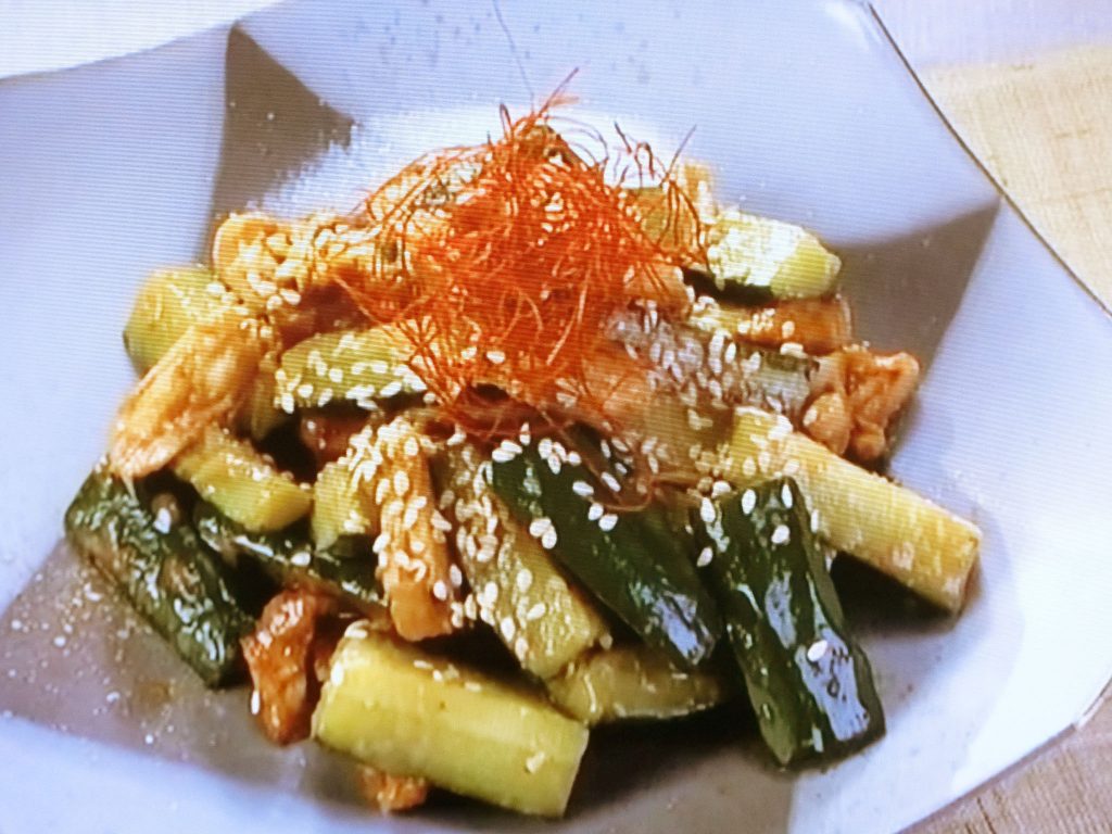 【きょうの料理】きゅうりとささ身の炒め物のレシピ・村田吉弘