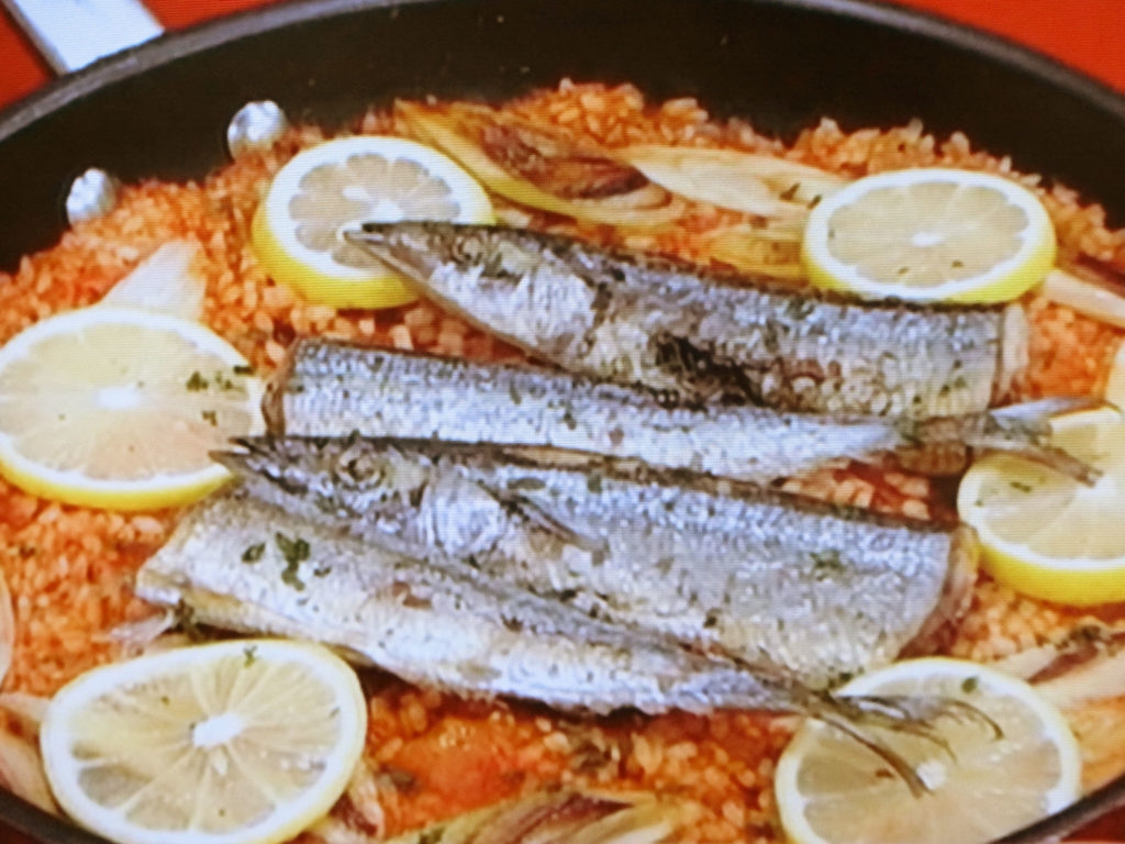 【ノンストップ】香ばし秋刀魚のトマトパエリアのレシピ・検索きょうのおしゃレシピ