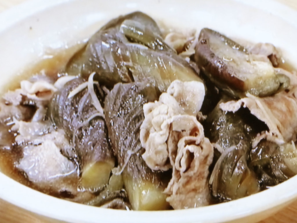 【きょうの料理】豚肉となすのだし煮のレシピ・瀬尾幸子