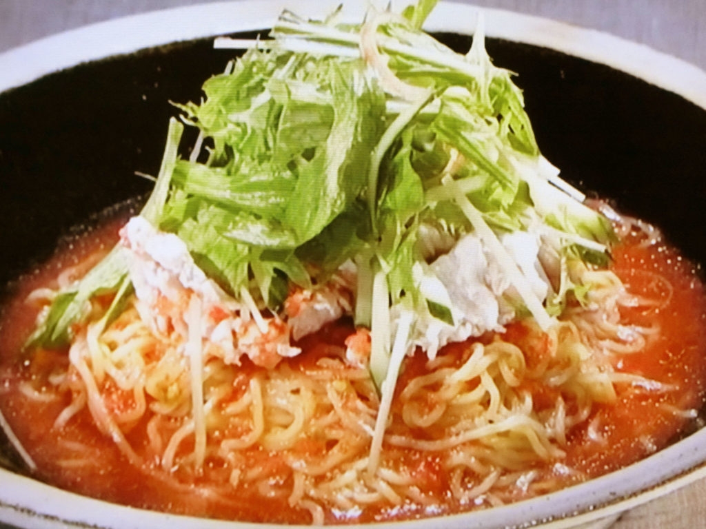 【きょうの料理】おろしトマトだれの冷やし中華のレシピ・今井亮