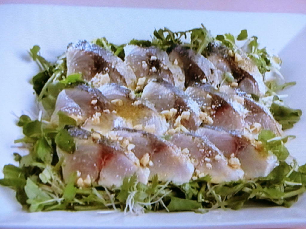 【上沼恵美子のおしゃべりクッキング】しめサバと香味野菜のレシピ・上沼恵美子・岡本健二