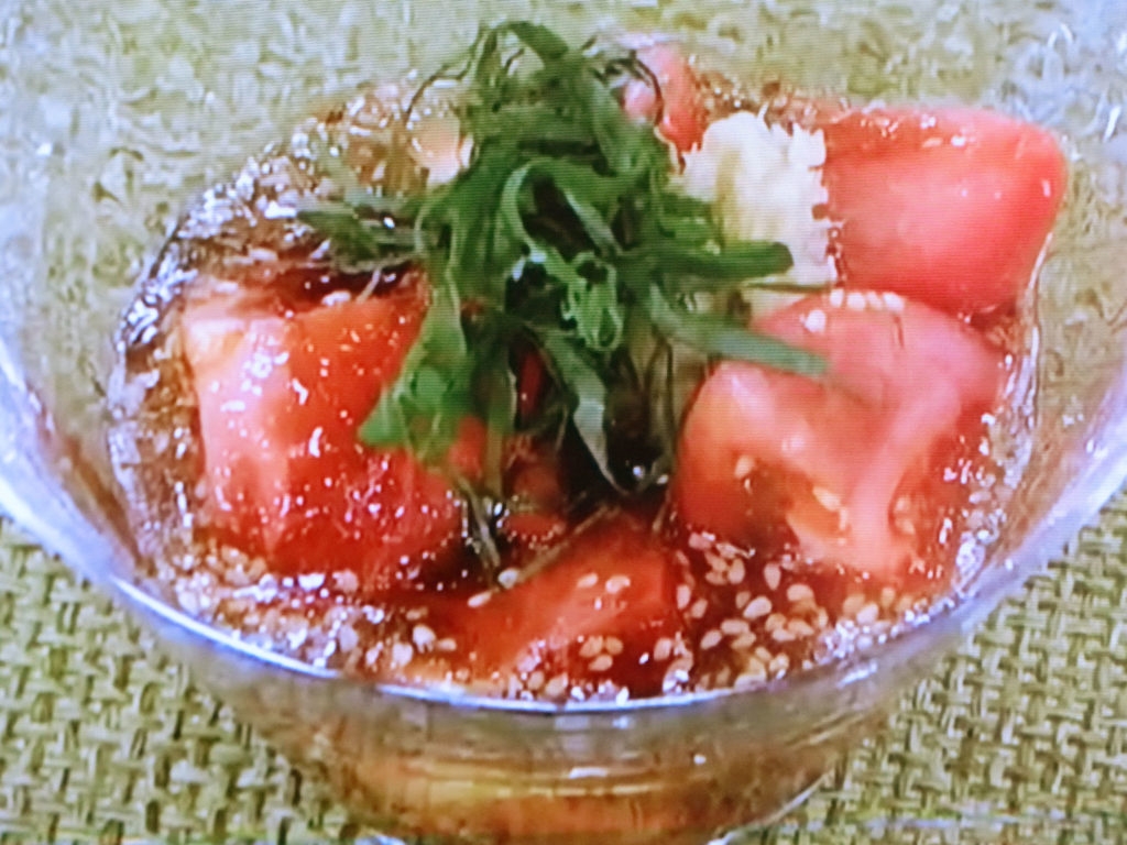 【あさイチ】トマトもずく酢のレシピ・みんな！ゴハンだよ・牛尾理恵