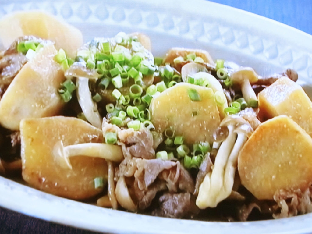 【きょうの料理】里芋と牛肉の炒め物のレシピ・ゆーママ,松本ゆうみ,松本有美・松本有美,松本ゆうみ,ゆーママ