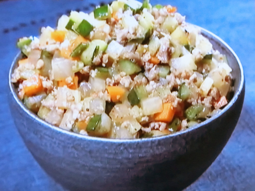 【あさイチ】野菜と豚ひき肉のピリ辛炒めのレシピ・クイズとくもり・菰田欣也