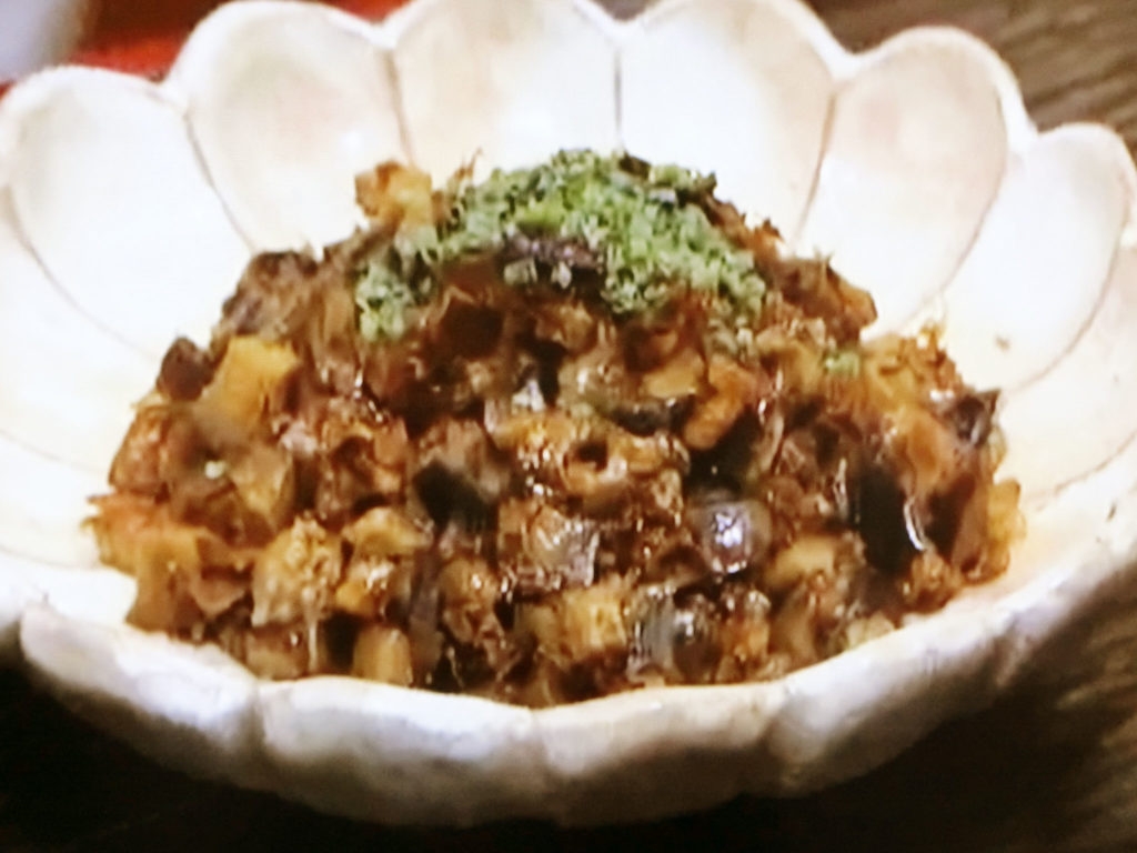 【あさイチ】秋なすと梅干しの精進そぼろのレシピ・クイズとくもり・野永喜三夫