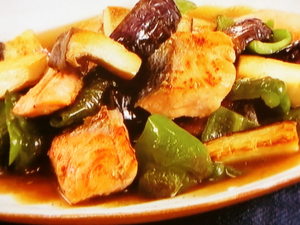 【ノンストップ】秋鮭とたっぷり野菜の焼きびたしのレシピ・坂本昌行・坂本昌行のOne Dish
