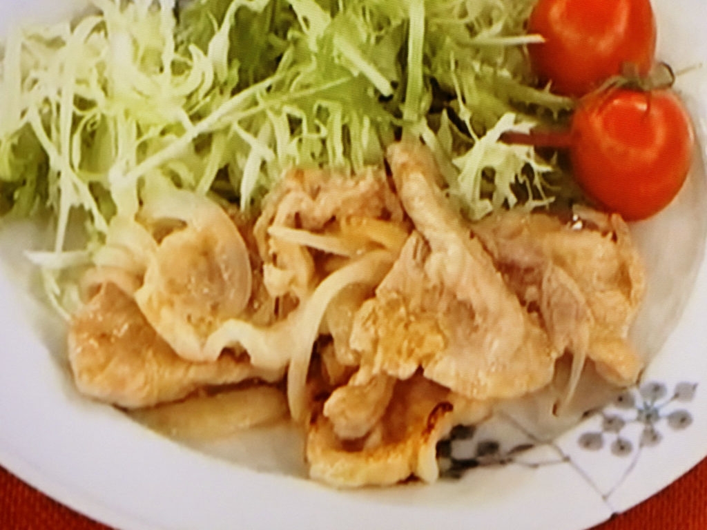 【あさイチ】豚もも肉のしょうが焼きのレシピ・みんな！ゴハンだよ・今泉久美