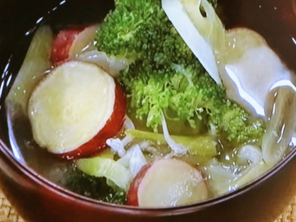 【あさイチ】具だくさんみそ汁のレシピ・みんな！ゴハンだよ・今泉久美