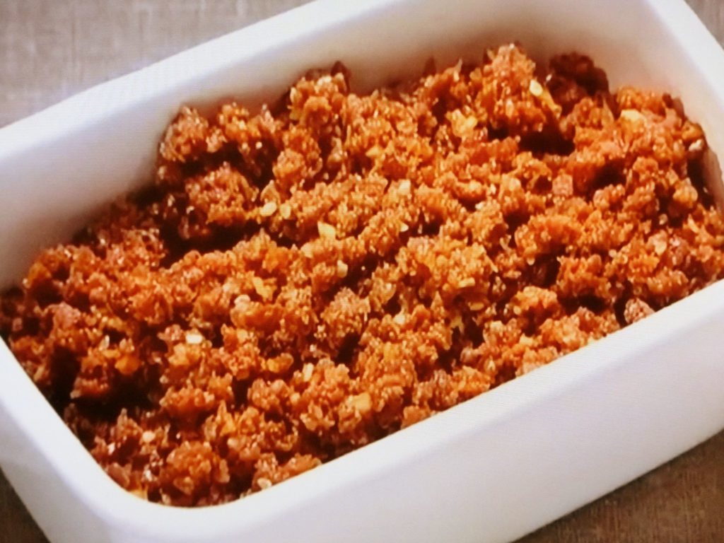 【きょうの料理】鹿肉そぼろのレシピ・ほりえさわこ
