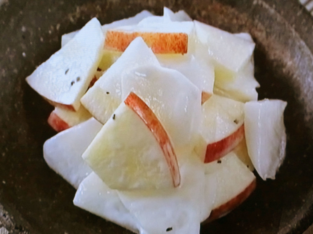 【きょうの料理】かぶとりんごのマヨーグルトあえのレシピ・船橋律子