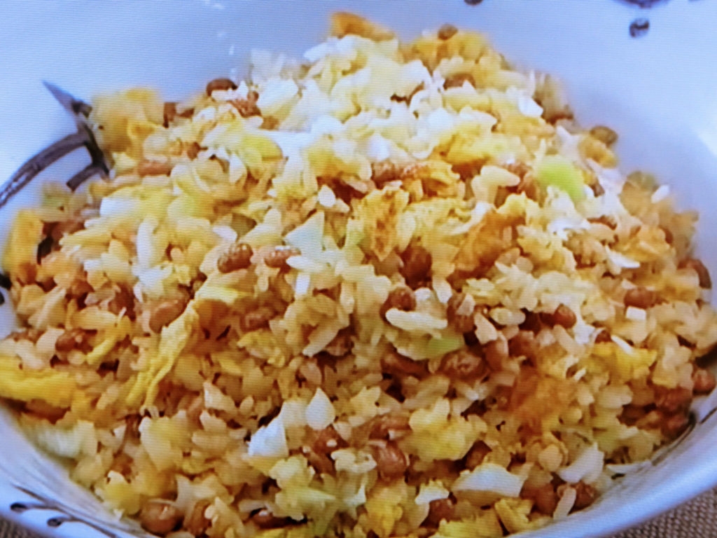 【おかずのクッキング】納豆の焼き飯のレシピ・土井善晴
