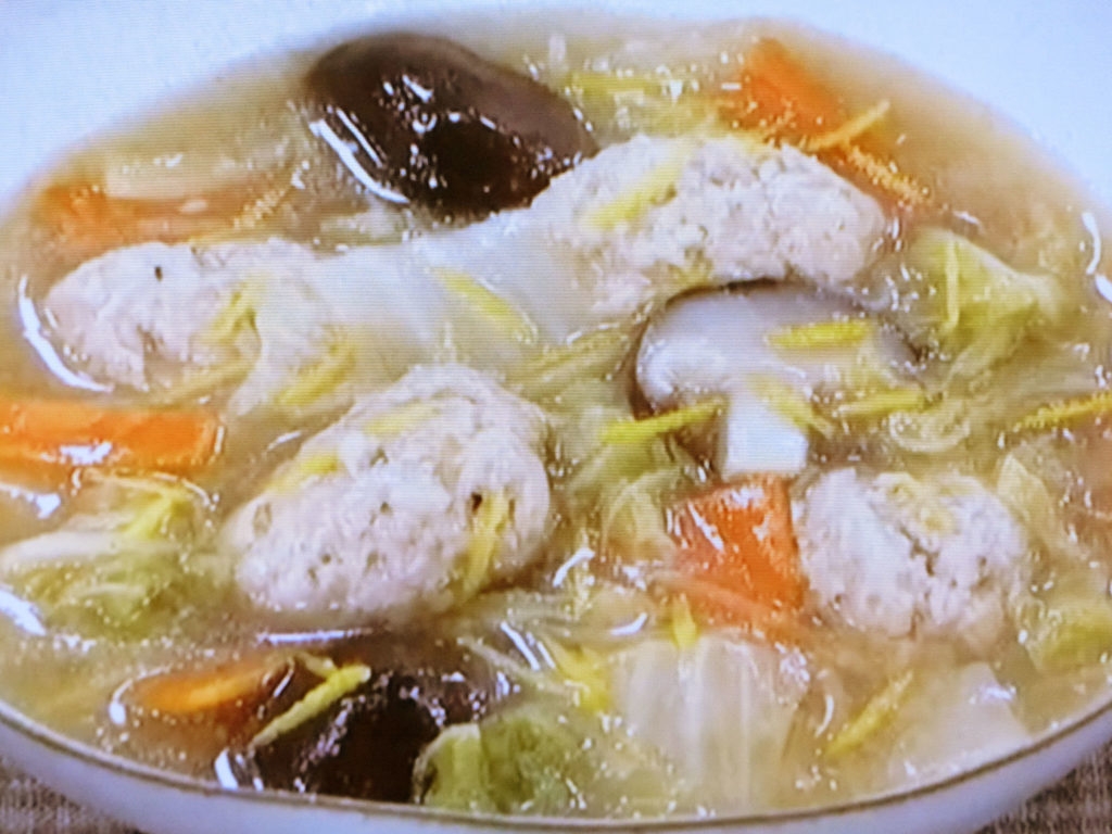 【あさイチ】おから入り鶏だんごの白菜煮のレシピ・みんな！ゴハンだよ・井原裕子