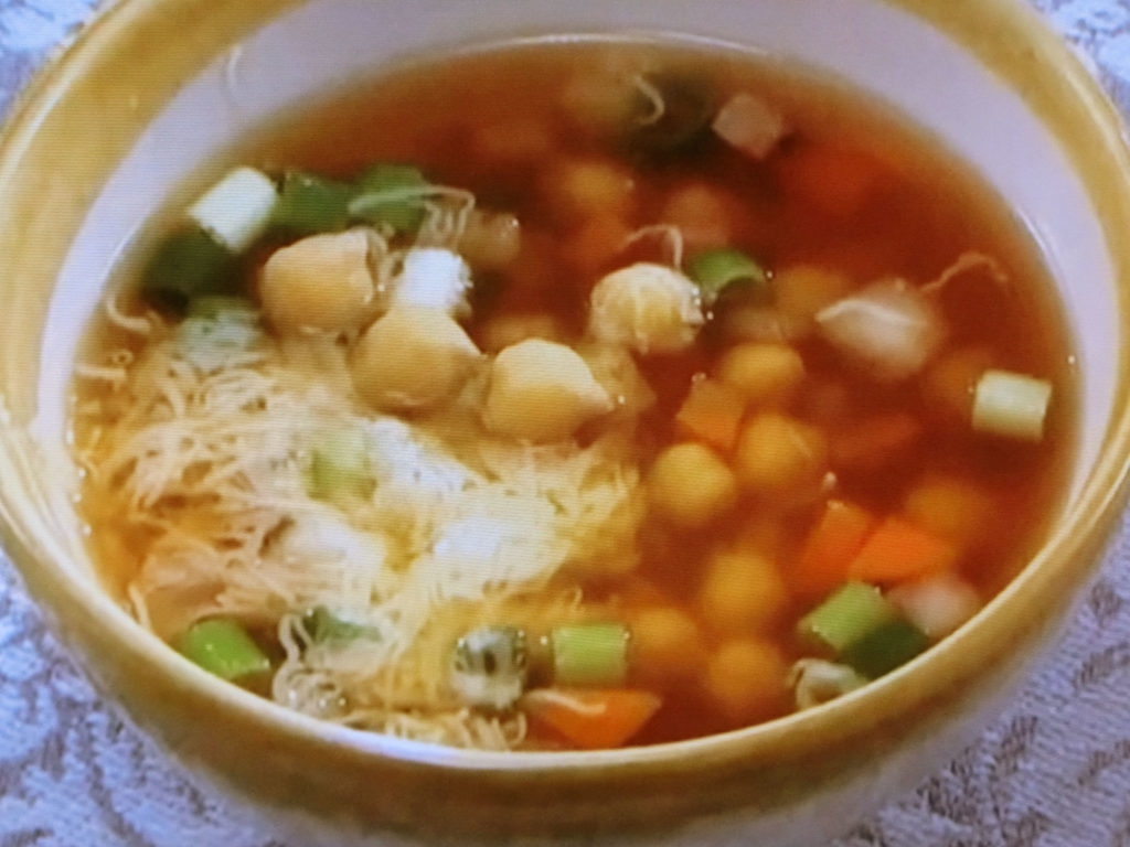 【おかずのクッキング】ひよこ豆と野菜のスープのレシピ・土井善晴